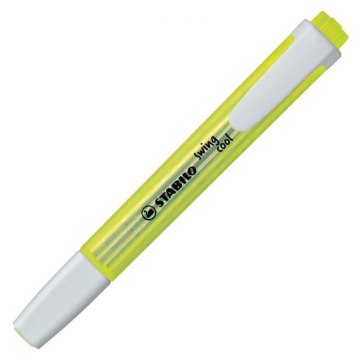 ปากกาเน้นข้อความ เหลือง สตาบิโล Swing Cool