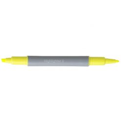 ปากกาเน้นข้อความ 2 หัว เหลือง แอสคูล 6208894