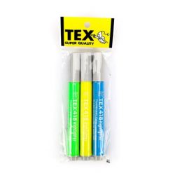 ปากกาเน้นข้อความ คละสี (แพ็ค3ด้าม) เท็กซ์ 418FL-1