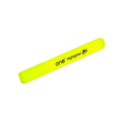 ปากกาเน้นข้อความ เหลือง ONE HM506
