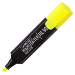 ปากกาเน้นข้อความหัวตัด เหลือง ฟลามิงโก้ HL900