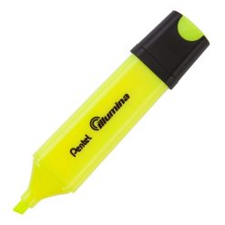 ปากกาเน้นข้อความหัวตัด เหลือง เพนเทล illumina SL60G-G