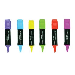 ปากกาเน้นข้อความ คละสี (แพ็ค6ด้าม) โมนามิ 20760A