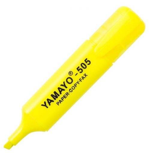 ปากกาเน้นข้อความ เหลือง ยามาโย่ YM-505