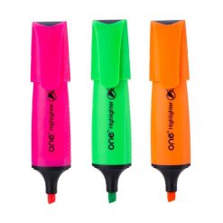 ปากกาเน้นข้อความ คละสี แพ็ค3ด้าม ONE AH636-2