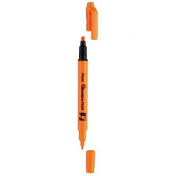 ปากกาเน้นข้อความ 2 หัว ส้ม เพนเทล SLW11-FE