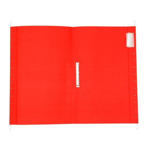 แฟ้มแขวน F4 แดง (แพ็ค10เล่ม) เอลเฟ่น 525