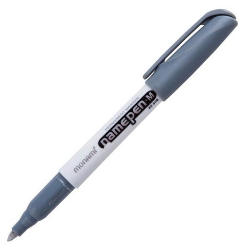 ปากกามาร์คเกอร์ 1.7 มม. เงินเมทัลลิค โมนามิ Name Pen