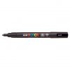 ปากกามาร์คเกอร์ POSCA 0.9-1.3 มม. ดำ ยูนิ PC-3M