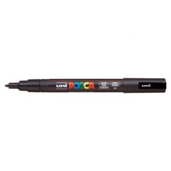 ปากกามาร์คเกอร์ POSCA 0.9-1.3 มม. ดำ ยูนิ PC-3M