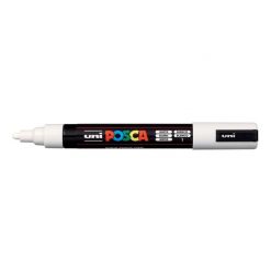 ปากกามาร์คเกอร์ POSCA 1.8-2.5 มม. ขาว ยูนิ PC-5M