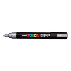 ปากกามาร์คเกอร์ POSCA 1.8-2.5 มม. เงิน ยูนิ PC-5M