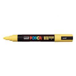ปากกามาร์คเกอร์ POSCA 1.8-2.5 มม. เหลือง ยูนิ PC-5M
