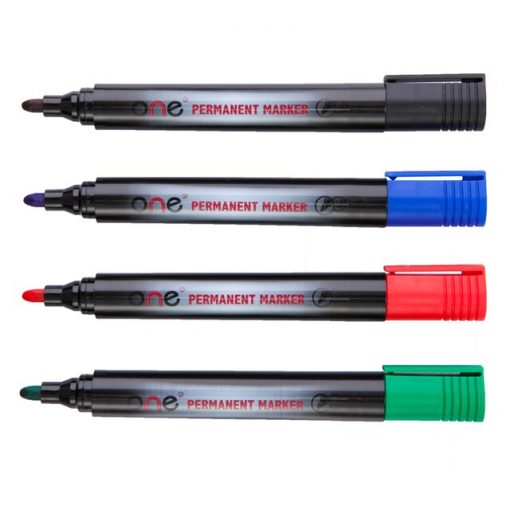 ปากกามาร์คเกอร์ คละสี แพ็ค 4 ด้าม ONE PY231601
