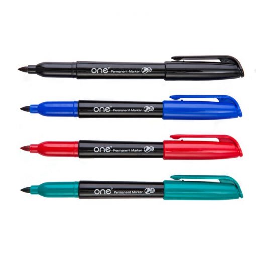 ปากกามาร์คเกอร์ คละสี (แพ็ค4ด้าม) ONE PY100200
