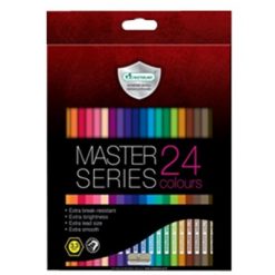 ดินสอสีไม้เกรดพรีเมี่ยมยาว 24 สี มาสเตอร์อาร์ต Series