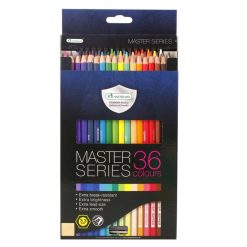 ดินสอสีไม้เกรดพรีเมี่ยมยาว 36 สี มาสเตอร์อาร์ต Series