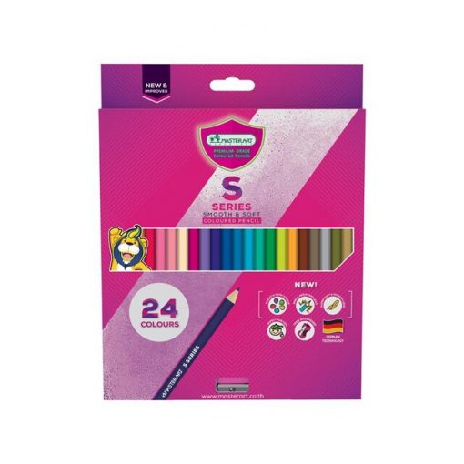 ดินสอสี 24 สี มาสเตอร์อาร์ต S-Series F24