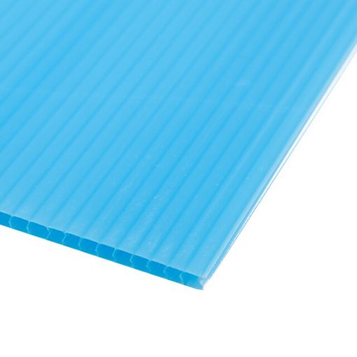 แผ่นพลาสติกลูกฟูก 3 มม. 65x61 ซม. สีฟ้า Plango