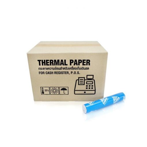 กระดาษความร้อน Thermal 58 แกรม (ลัง120ม้วน) เดลต้า